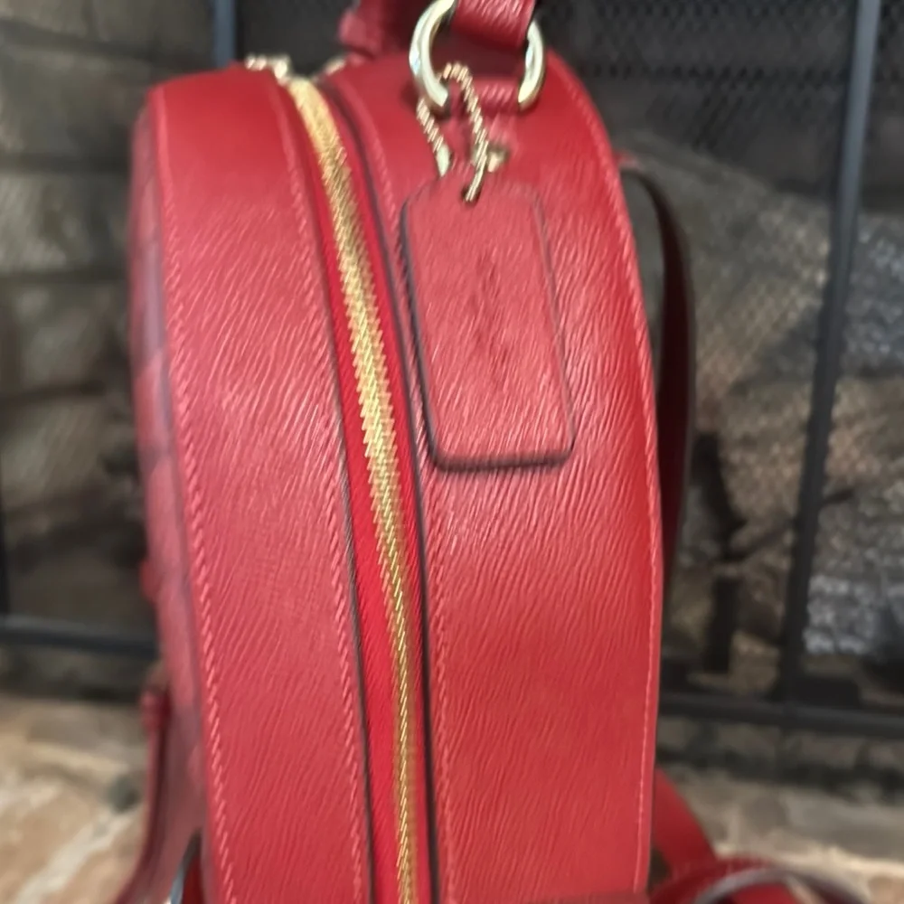 Coach Signature Red Backpack - Picture 4 of 10